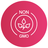 Icon of a doctor with a stethoscope and medical cross on pink background.